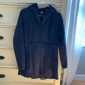 The north face fleece lined womens hoodie medium